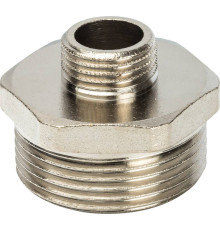 Ниппель переходной STOUT 1 1/4x1/2 НН никелированный SFT-0004-011412
