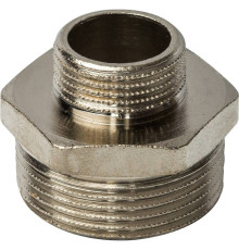 Ниппель переходной STOUT 1 1/4x3/4 НН никелированный SFT-0004-011434