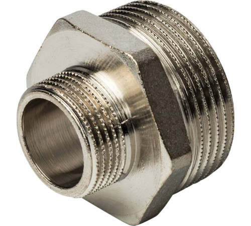 Ниппель переходной STOUT 1 1/4x3/4 НН никелированный SFT-0004-011434