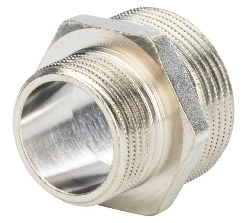 Ниппель переходной STOUT 1 1/4x1 НН никелированный SFT-0004-001141