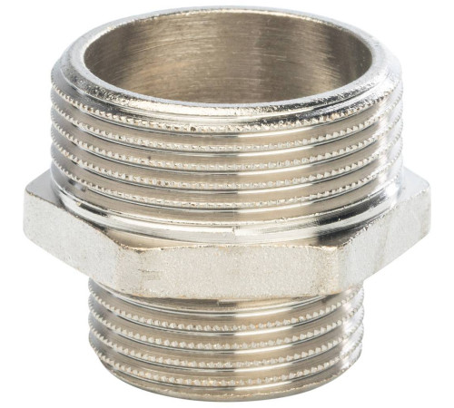 Ниппель переходной STOUT 1 1/4x1 НН никелированный SFT-0004-001141