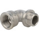 Угольник латунный STOUT с упором НВ никелированный 1/2 SFT-0016-000012