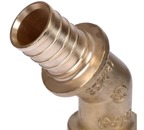 Угольник аксиальный STOUT 45° 32 мм для труб из сшитого полиэтилена SFA-0031-000032