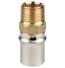 Переходник прессовый STOUT с наружной резьбой 1/2x20 мм SFP-0001-001220