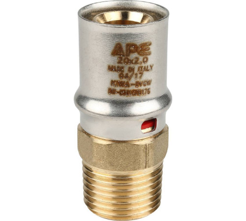 Переходник прессовый STOUT с наружной резьбой 1/2x20 мм SFP-0001-001220