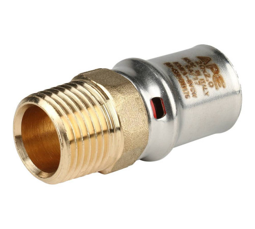 Переходник прессовый STOUT с наружной резьбой 1/2x20 мм SFP-0001-001220