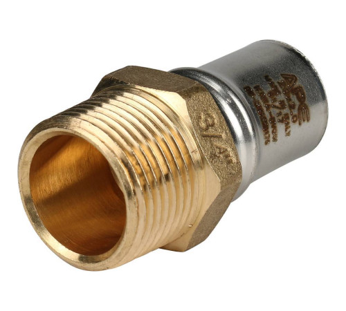 Переходник STOUT прессовый с наружной резьбой 3/4 x 20 мм SFP-0001-003420