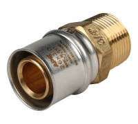 Переходник STOUT прессовый с наружной резьбой 3/4 x 26 мм SFP-0001-003426