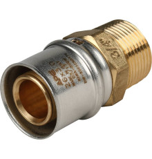Переходник STOUT прессовый с наружной резьбой 3/4 x 26 мм SFP-0001-003426