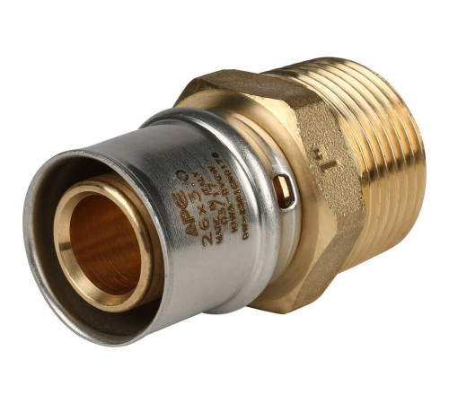 Переходник прессовый STOUT с наружной резьбой 1 x 26 SFP-0001-000126