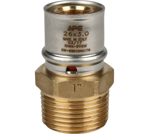 Переходник прессовый STOUT с наружной резьбой 1 x 26 SFP-0001-000126