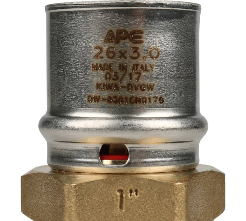 Переходник прессовый STOUT с наружной резьбой 1 x 26 SFP-0001-000126