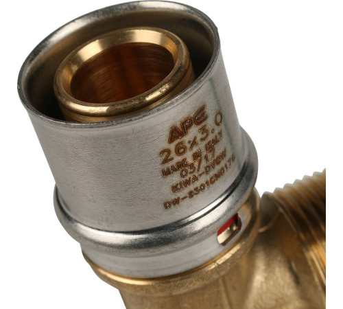 Угольник-переходник STOUT 3/4х26 мм с наружной резьбой пресс SFP-0011-003426