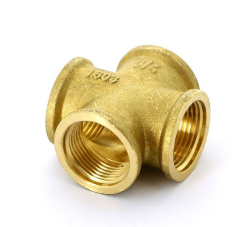 Крестовина латунная Uni-Fitt 3/4 ВР 619G3333