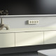 Розетка четверная с заземлением и шторками Gallant слоновая кость W5072204