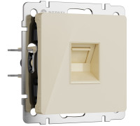Розетка Ethernet RJ-45 (айвори акрил) W1181043
