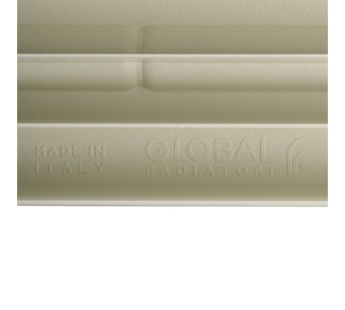 Радиатор биметаллический Global STYLE EXTRA 350 14 секций боковое подключение RAL 9010 STE03501014