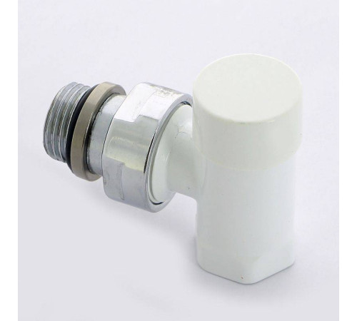 Вентиль обратный Carlo Poletti Compact угловой НВ 1/2 белый V150410E
