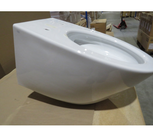 Уценка. Унитаз подвесной безободковый GSI Modo 520х370 мм белый глянцевый 981611_УЦ/13