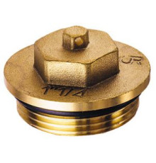 Заглушка латунная хромированная FAR 1 НР FK 4149 1