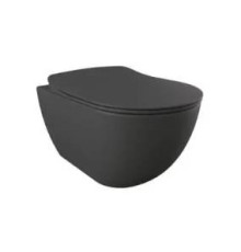 Унитаз подвесной безободковый Laparet Free антрацит матовый чаша без сиденья FE322-11AM00E-0000