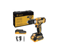Дрель-шуруповерт аккумуляторная DEKO DKCD20-Li 20 В 2x2.5 Ач Case 085-1123