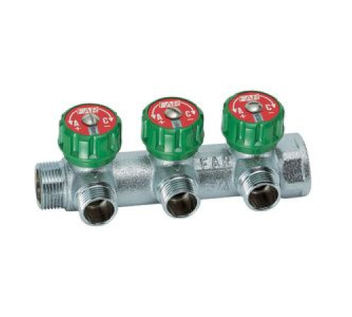 Коллектор регулирующий FAR 1 ВР-НР 3 выхода 1/2 Eurokonus FK 3822 112UN