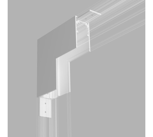 Slim Magnetic Коннектор угловой внутренний для накладного шинопровода черный 85091/00 85091/00