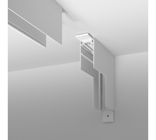 Slim Magnetic Коннектор угловой внутренний для накладного шинопровода черный 85091/00 85091/00