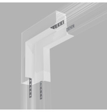 Slim Magnetic Коннектор угловой внутренний для встраиваемого шинопровода черный 85093/00 85093/00