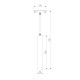 Slim Magnetic P01 Трековый светильник 6W 4200K черный 85014/01 85014/01