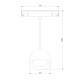 Slim Magnetic Трековый светильник 8W 4000K Uno (черный) 85126/01