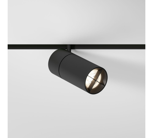 Slim Magnetic Трековый светильник с инновационной антибликовой решеткой 13W 4000K Kars черный 85524/01