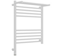 Полотенцесушитель электрический Сунержа Богема 3.1 с 1 полкой 500x600 мм левый белый матовый 30-6006-6050
