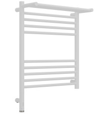 Полотенцесушитель электрический Сунержа Богема 3.1 с 1 полкой 500x600 мм левый белый матовый 30-6006-6050