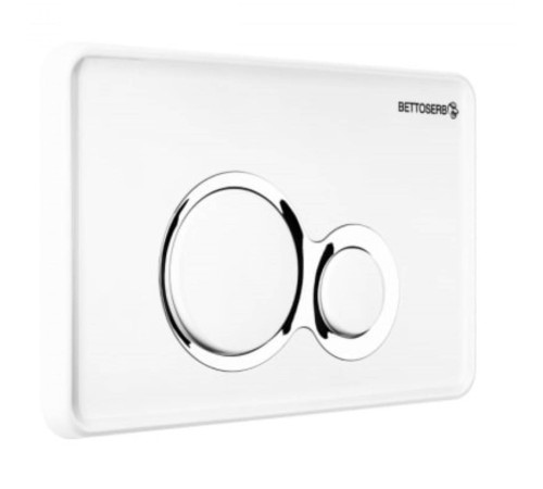 Клавиша смыва Pestan Bettoserb Jerez белый глянцевый/хром глянцевый 40006645