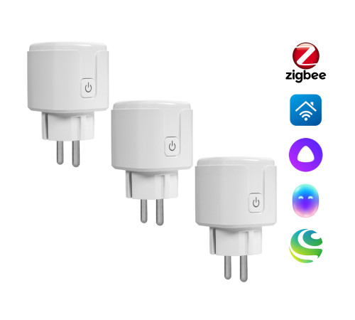 Комплект из 3 умных розеток HOMMYN 3RKNZ02