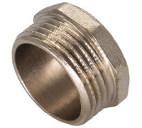 Заглушка латунная СТМ 1 1/2 НР наружная резьба 1222078