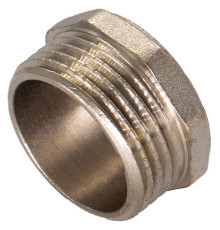 Заглушка латунная СТМ 1 1/2 НР наружная резьба 1222078