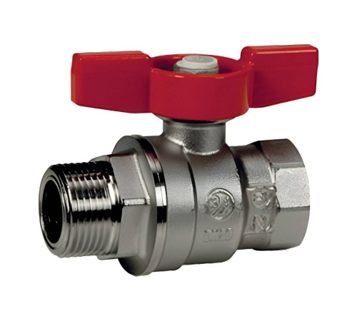 Кран шаровой Giacomini R854 полнопроходной ВР-НР 1/2 бабочка R854X023