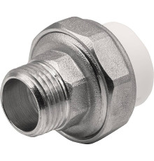 Муфта комбинированная разъемная THERMOLIGHT PP-R НР 20х1/2 белая НС-1620529