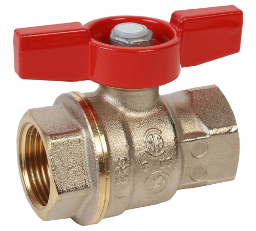 Кран шаровой Giacomini DADO 1 1/4 ВВ бабочка R911X026