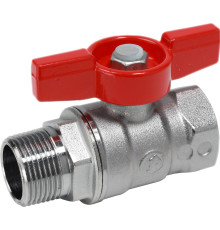 Кран шаровой Giacomini R254 стандартный проход ВР-НР Ду 32 бабочка R254X006
