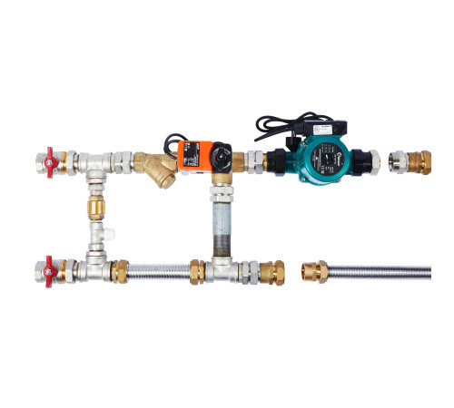 Смесительный узел SHUFT MST 25-60-4.0-C24-F с гибкими подводками MST 25-60-4.0-C24-F