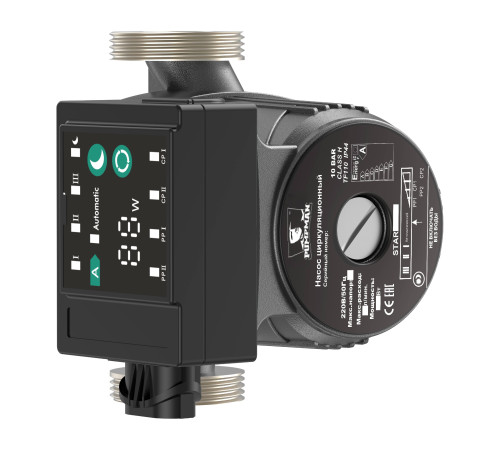 Насос циркуляционный PUMPMAN STAR25/6A-130 частотный 130 мм с гайками и кабелем STAR25/6A-130