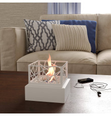 Биокамин настольный Firelight BFP-T185BFW Bonfire White BFP-T185BFW
