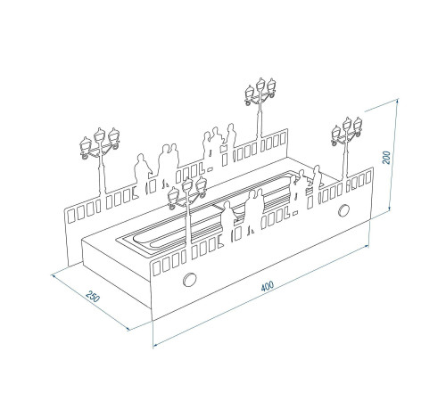 Биокамин настольный Firelight BFP-T400MB Magic BFP-T400MB