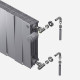 Набор термостатический угловой Royal Thermo Design Pro 15 мм M30x1,5 Хром НС-1458116
