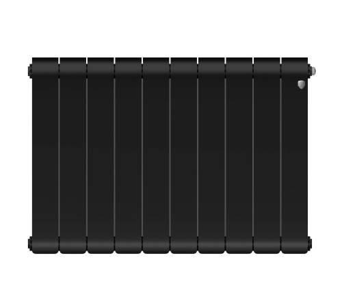 Радиатор биметаллический Royal Thermo Infinity 500 Noir Sable 10 секций боковое подключение НС-1629681