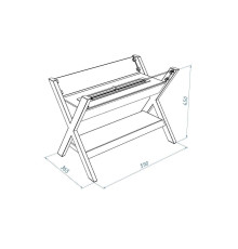 Биокамин напольный Firelight BFP/F-45 X BFP/F-45 X